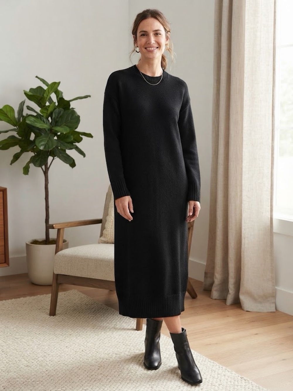 MICHAEL KORS Collection Women’s Long Maxi Sweater Dress size S